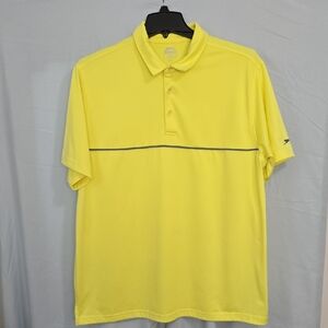 Slazenger Mens XXL Bright Yellow Polo Golf Shirt